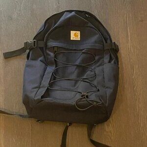 Carhartt WIP Leon Backpack Black  Streetwear Casual Everyday Bag preowned